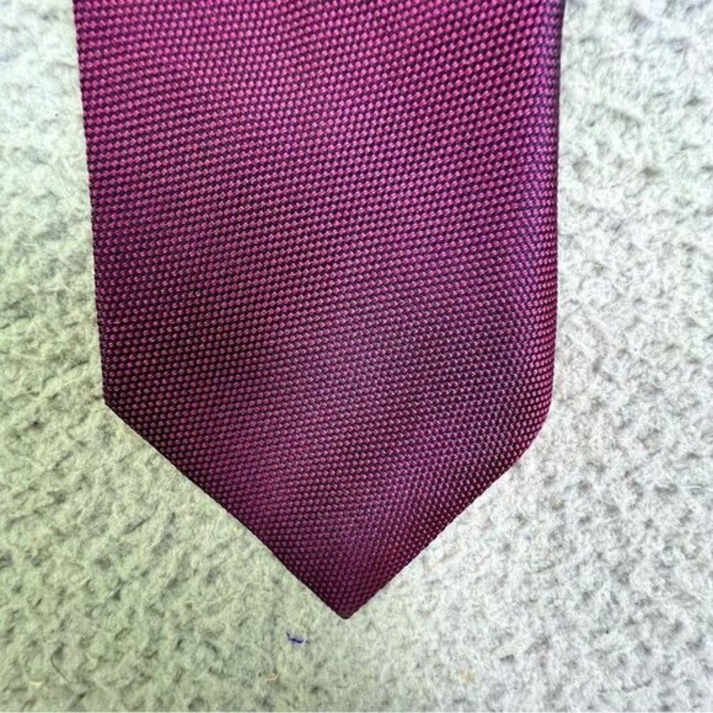 GUCCI MENS SILK TIE WINE COLOR - Picture 5 of 7